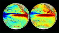 El Niño : les satellites voient rouge