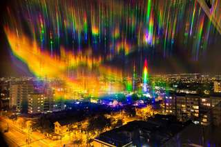 Cette photo psychédélique révèle l'ampleur de la pollution lumineuse en ville