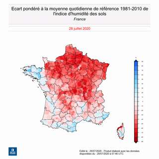 Ce mois de juillet est le plus sec en France depuis 60 ans