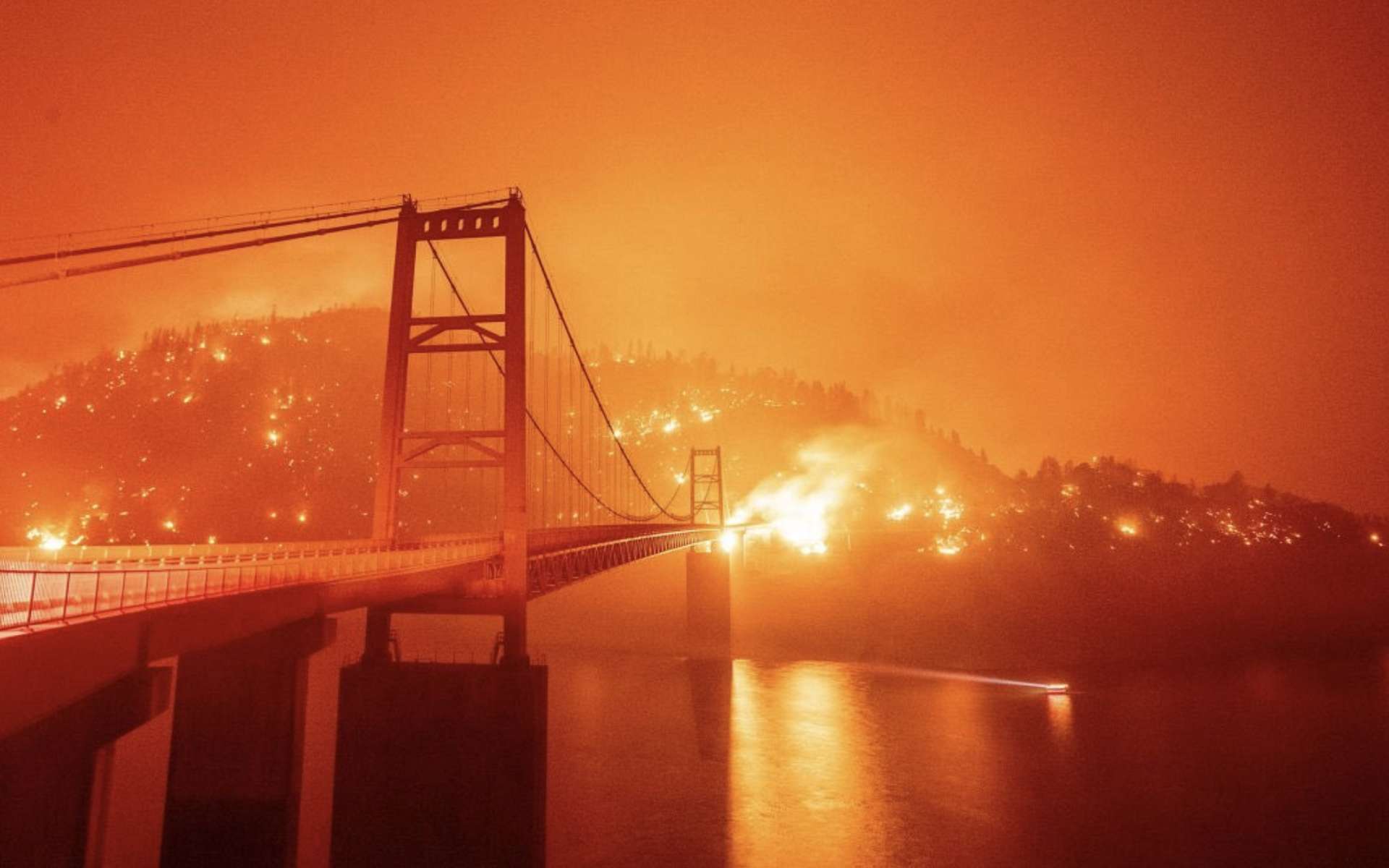 En images, ciel d'apocalypse en Californie