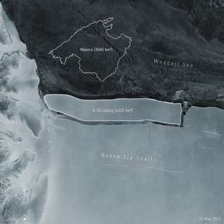 Le plus grand iceberg du monde vient de se détacher au large de l'Antarctique