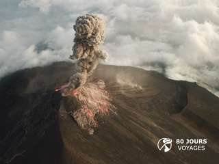 Éruption du volcan Fuego au Guatemala avec des coulées de 7 km