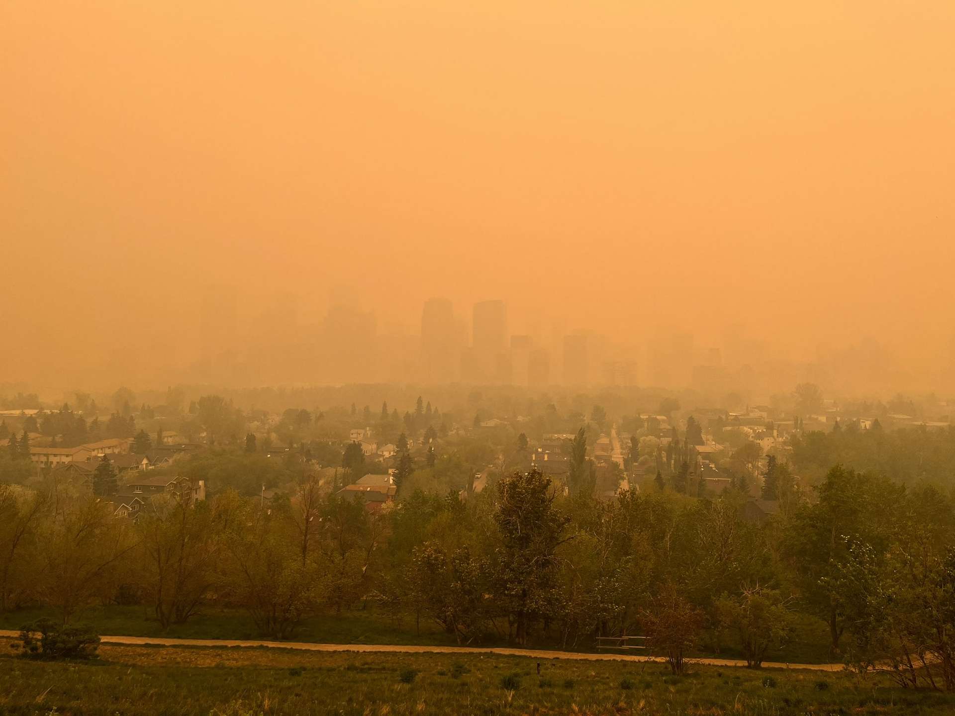 En images : les incendies géants plongent le ciel du Canada dans une atmosphère apocalyptique