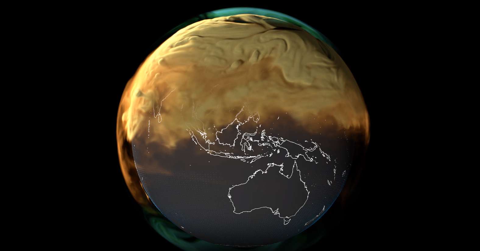 Images chocs de la Nasa montrant notre Planète qui étouffe sous les émissions de combustibles fossiles