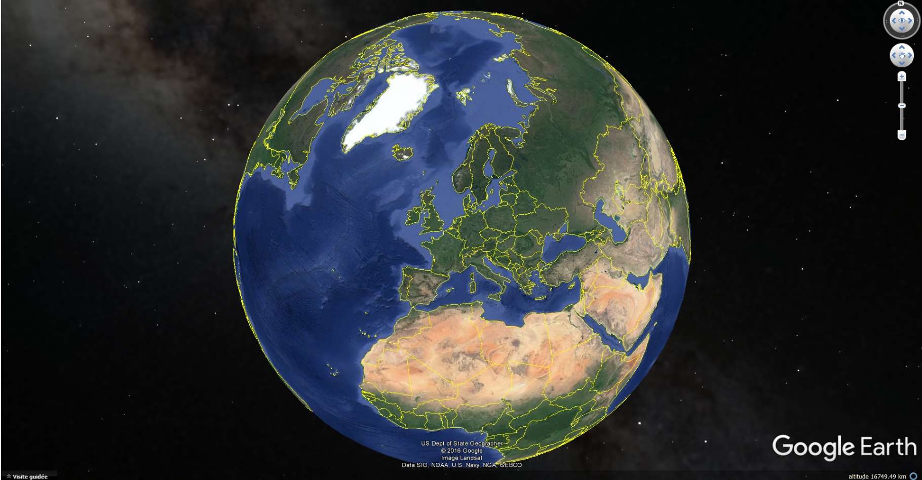 Visualisez la Terre qui change dans Google Earth