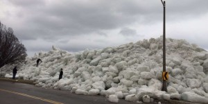 Phénomène météo extraordinaire : le tsunami de glace