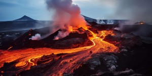 Eruption en Islande : des images à couper le souffle de la lave qui dévore tout sur son passage !