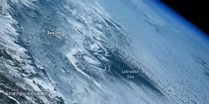 Phénomène rare et visible depuis l’espace : des tourbillons de glace à la surface de l’océan !