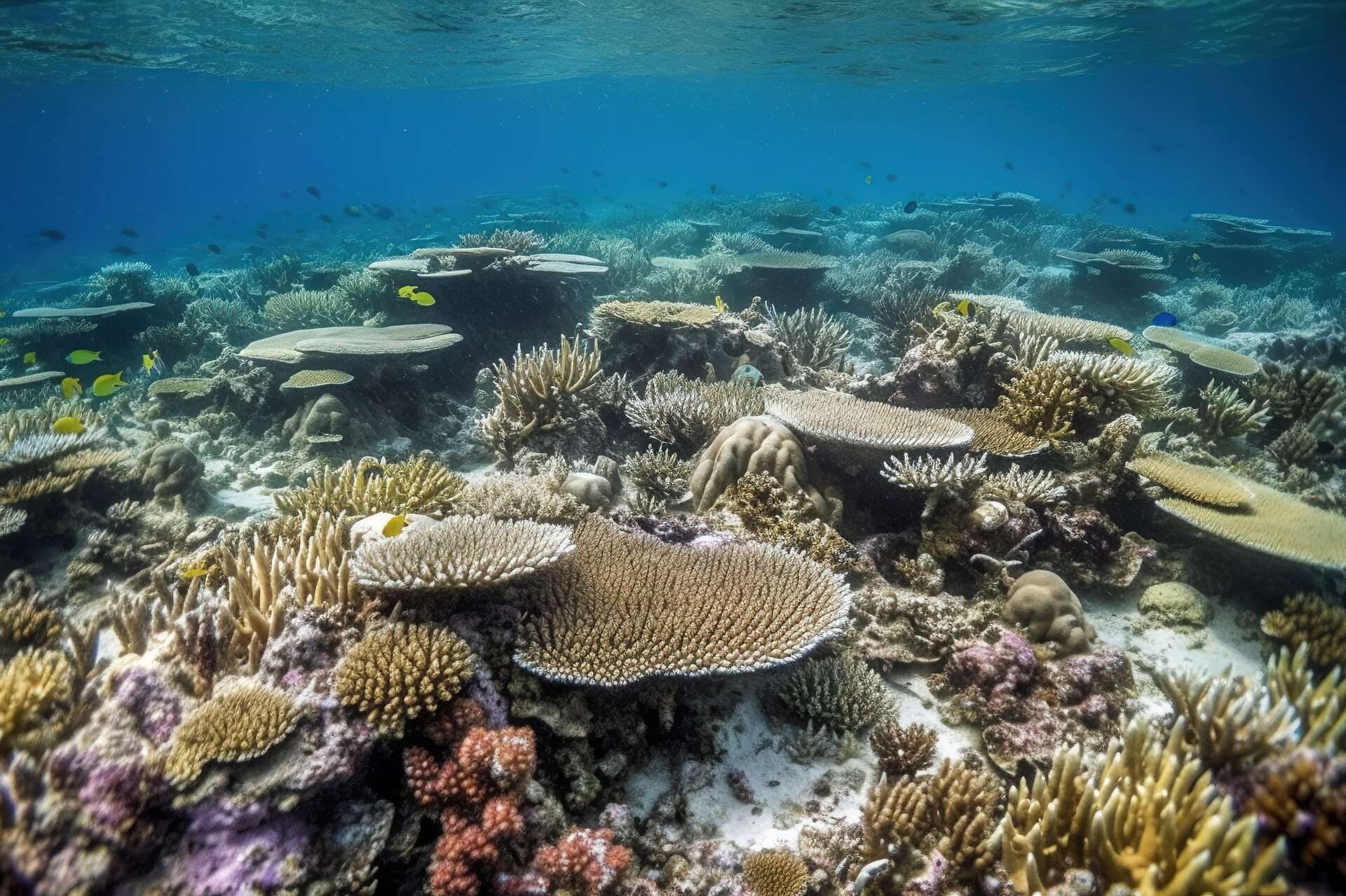 Blanchissement du corail : la moitié de la surface de l’océan est classée en niveau d'alerte 5/5 !