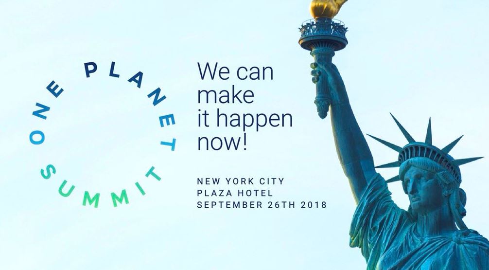 Climat : un deuxième One Planet Summit à New York le 26 septembre