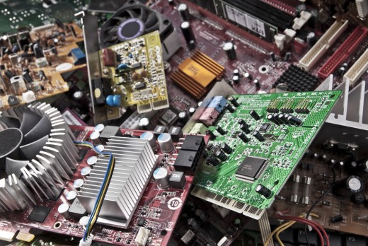 40 % des déchets électroniques collectés