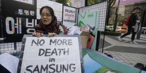 Des progrès sociaux en vue dans les usines de Samsung
