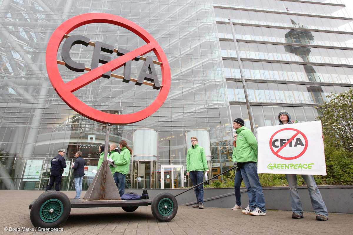 Appel aux parlementaires contre le CETA