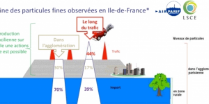 Pic de pollution de mars 2014 en Ile-de-France : origine des particules fines