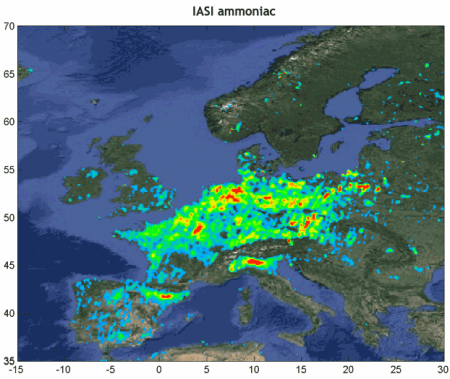 Pics de pollution du printemps : les émissions d'ammoniac pourront maintenant être suivies par cartographie