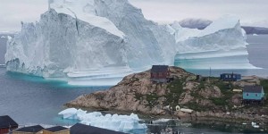 Un iceberg géant menace un village du Groenland