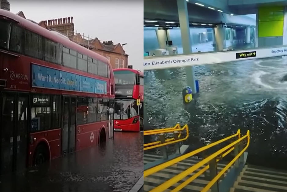 Routes, métros, hôpitaux… Londres à son tour aux prises avec les inondations