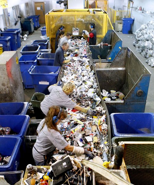 L'industrie du recyclage dépendante des exportations