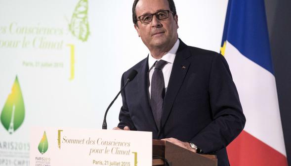 «Sommet des consciences pour le climat» : Hollande attend «l'envoi d'un seul message»