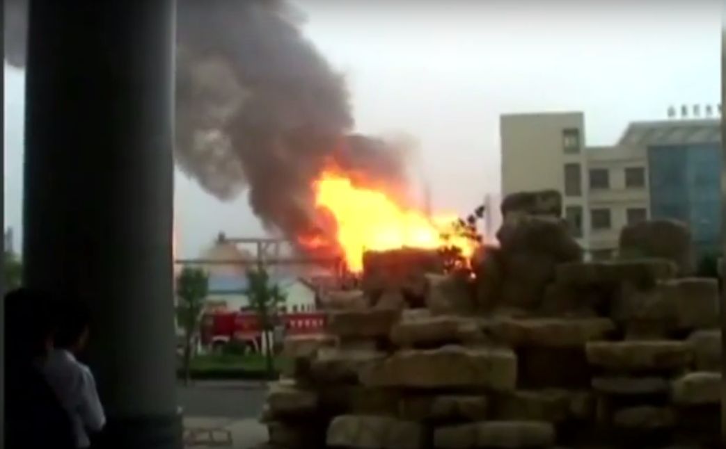 VIDEO. Chine : nouvelle explosion dans une usine chimique, un mort et neuf blessés