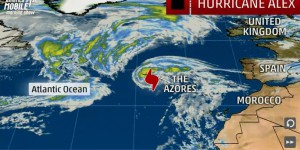 VIDEOS. Atlantique : l'ouragan Alex arrive sur les Açores, en alerte maximale
