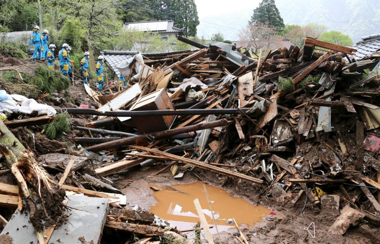 Japon : après les séismes, il faut combattre les glissements de terrain