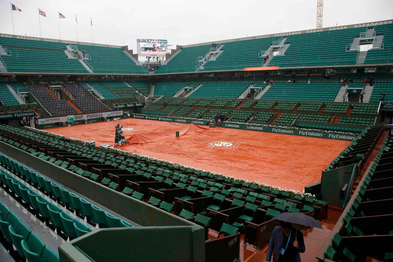 INTERACTIF. Roland-Garros : la pire année de pluie depuis 10 ans !