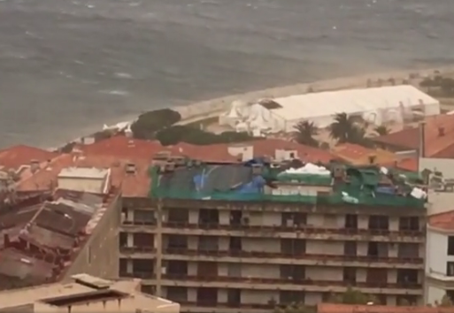 VIDEO. Ajaccio :  un chapiteau s'effondre après un coup de vent, 11 blessés dont un grave