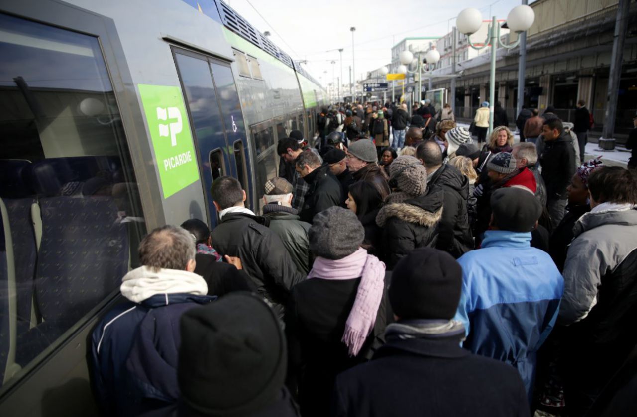 Tempête : trafic SNCF interrompu entre Paris et la Picardie