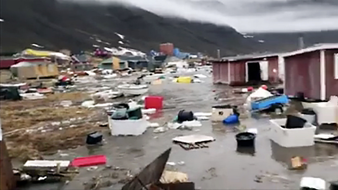 Quatre morts dans un tsunami au Groenland