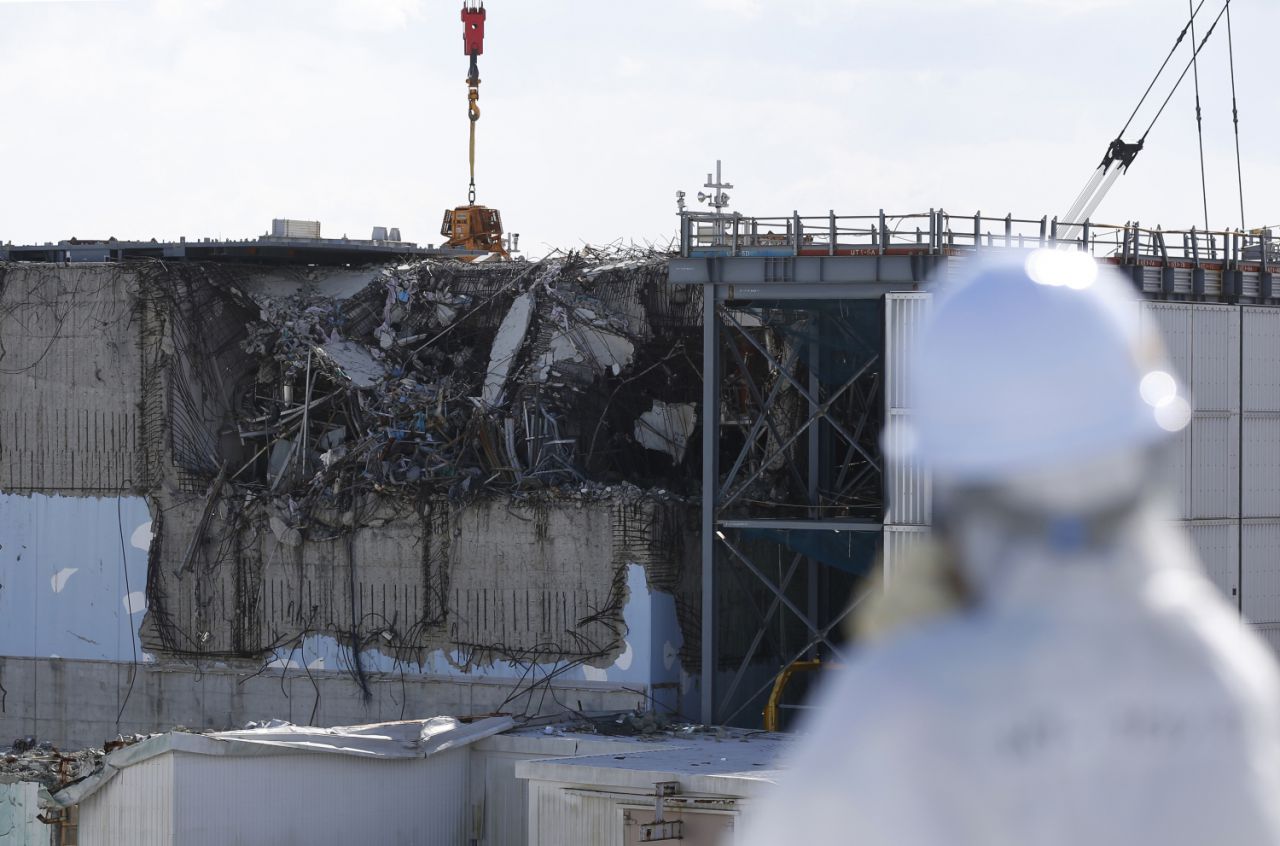 Fukushima : un robot inspecte l'enceinte du réacteur 3 détruit