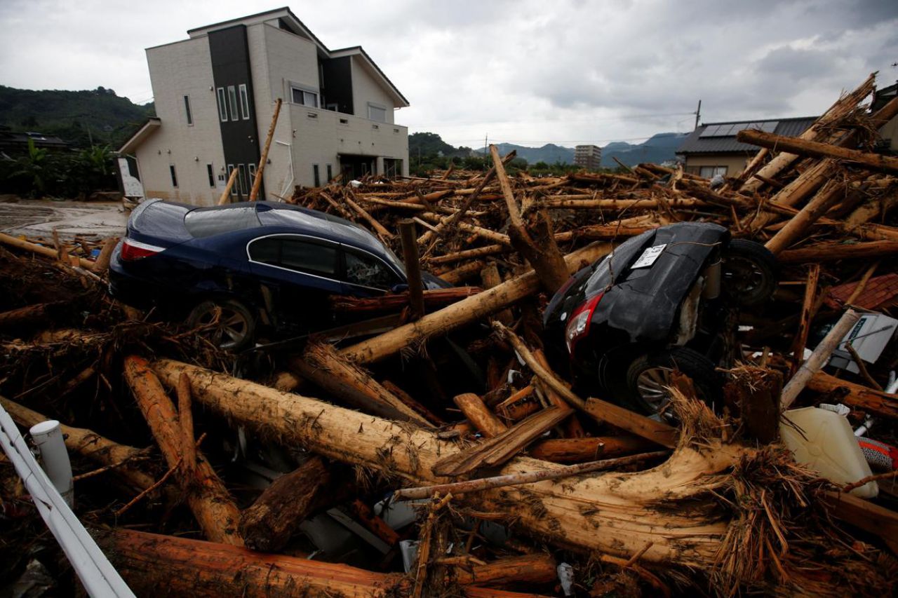 EN IMAGES. Inondations au Japon : le bilan s'alourdit