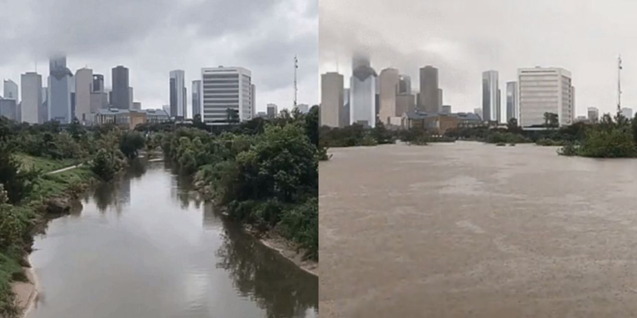Tempête Harvey : les impressionnantes photos avant/après des inondations