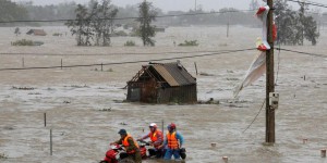 EN IMAGES. Le typhon Doksuri frappe le Vietnam