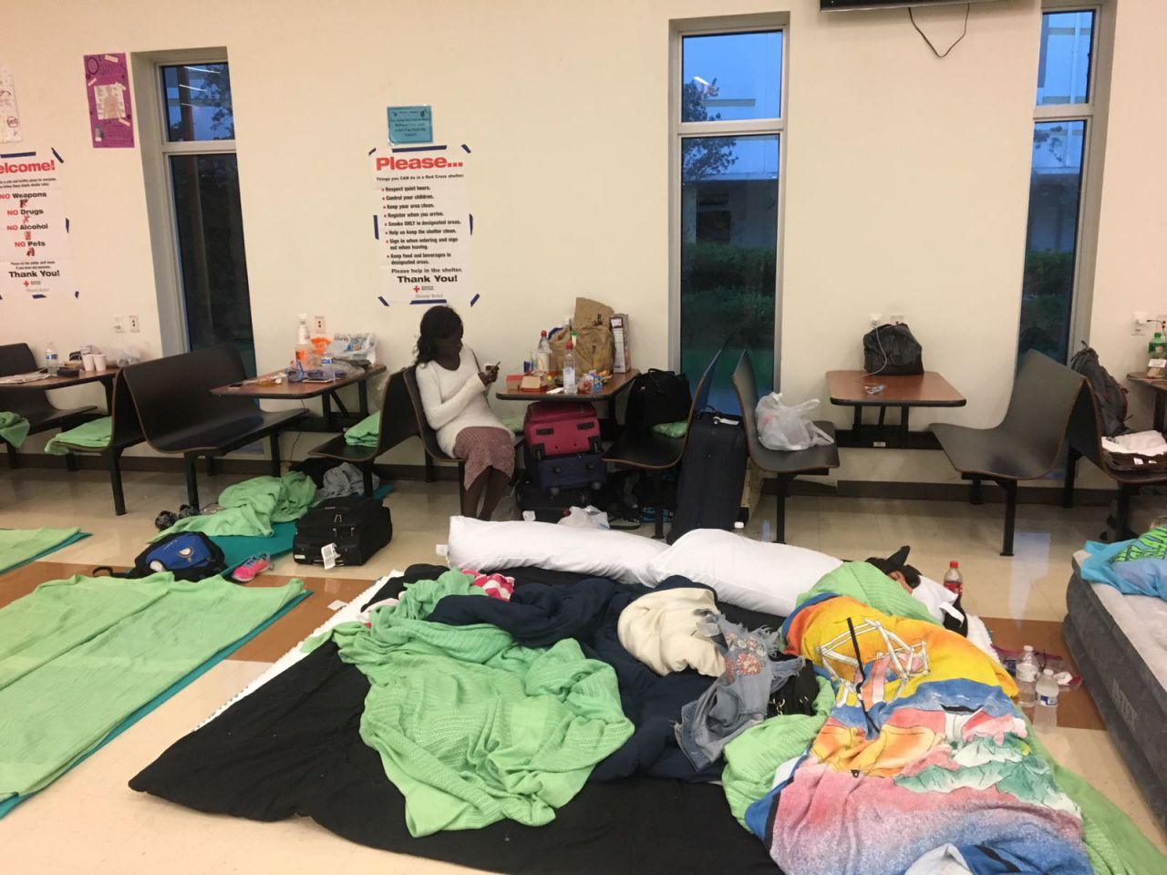 Ouragan Irma : dans un refuge à Miami