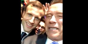 One Planet Summit : quand Schwarzenegger se filme avec son « ami » Macron