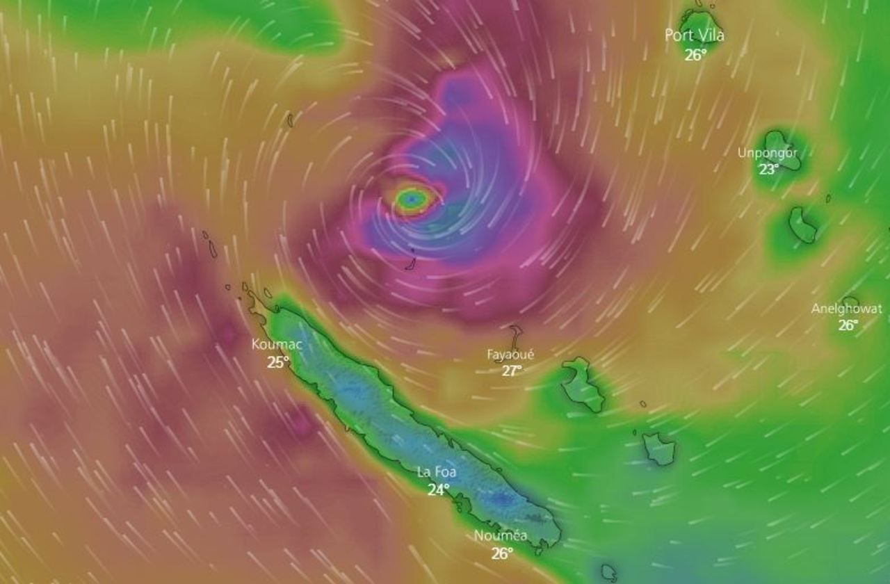 Nouvelle-Calédonie : alerte cyclonique renforcée à l’approche d’Hola