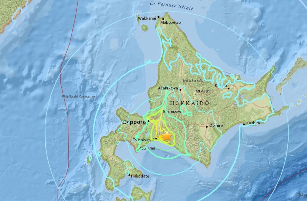 Japon : l’île d’Hokkaido frappée par un séisme de magnitude 6,6