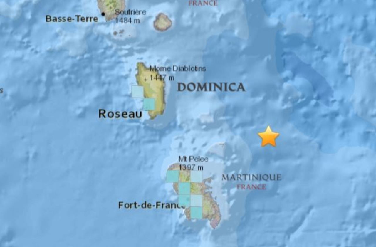 Un puissant séisme ressenti en Martinique et en Guadeloupe