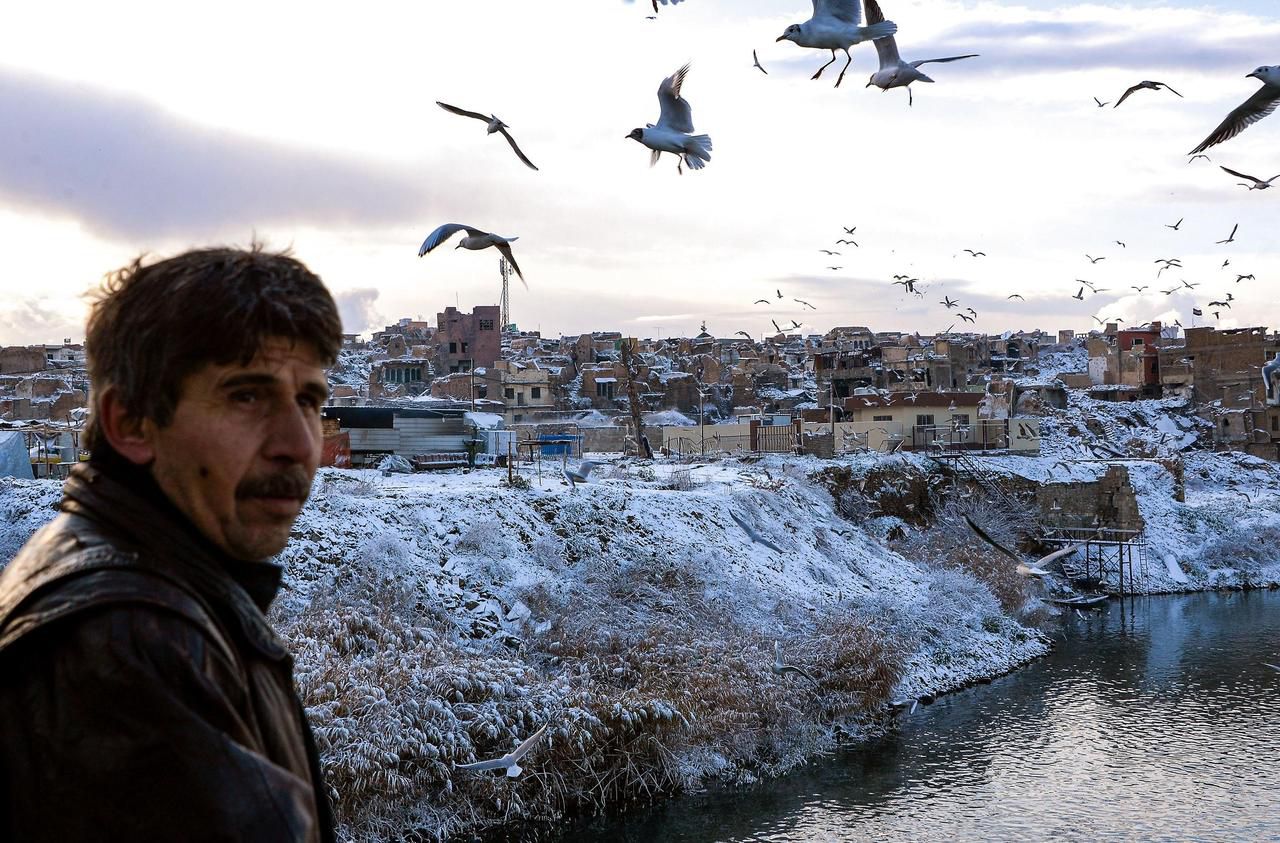 Irak : dix photos de Bagdad et Mossoul sous la neige, un phénomène rarissime