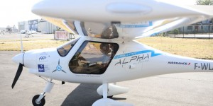 Nous avons volé dans l’Alpha electro, le seul avion électrique de France