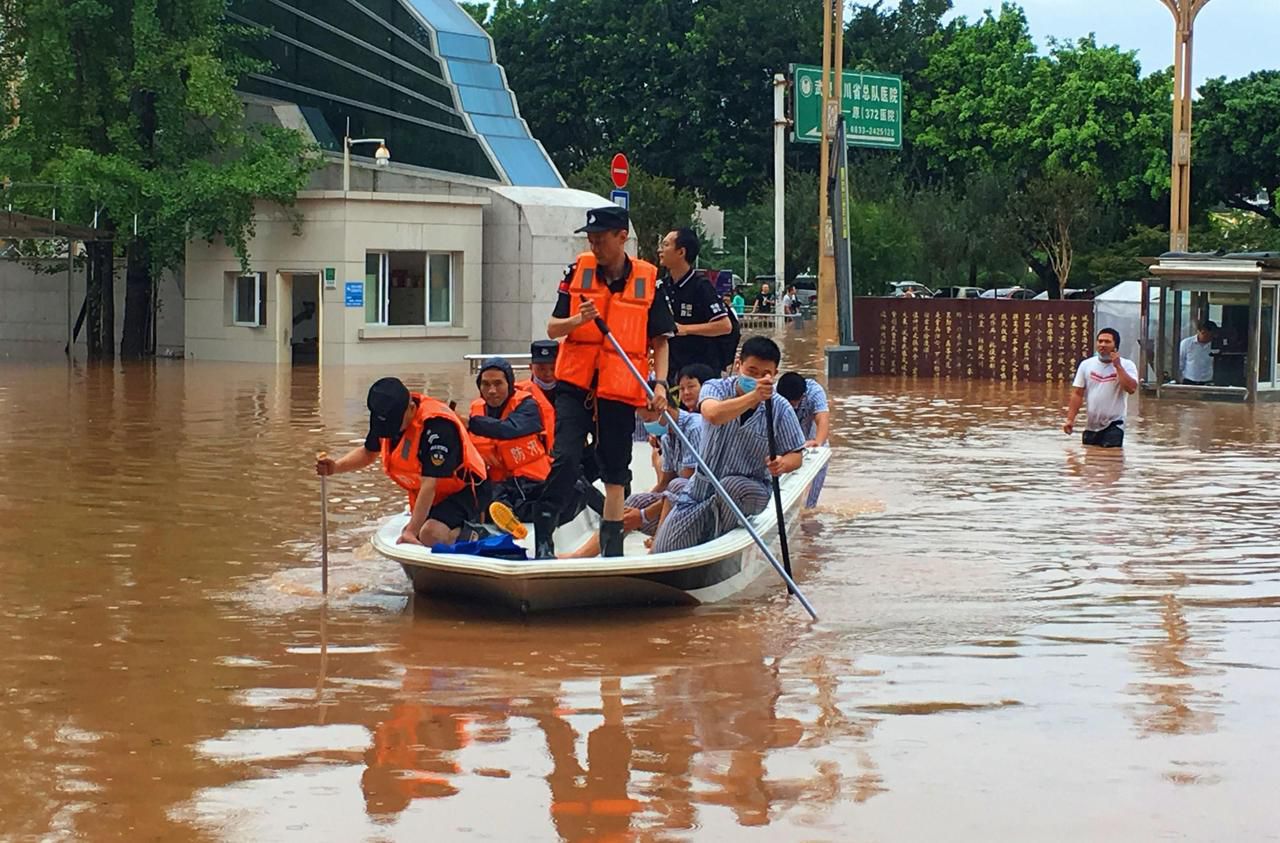 La Chine frappée par des inondations record