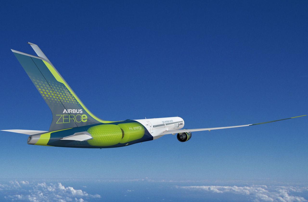 Objectif 2035 : le PDG d’Airbus dévoile «trois concepts» d’avion à  hydrogène