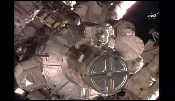 ISS: première sortie dans l'espace du britannique Tim Peake