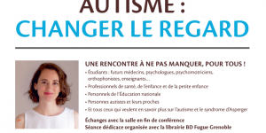 Conférence de Julie Dachez, jeune femme autiste, à Gières (près de Grenoble), 9 novembre 17