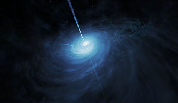 Un quasar 600 milliards de fois plus brillant que le Soleil