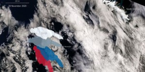 Séparé de l'Antarctique, le plus grand iceberg du monde menace de toucher la Géorgie du Sud
