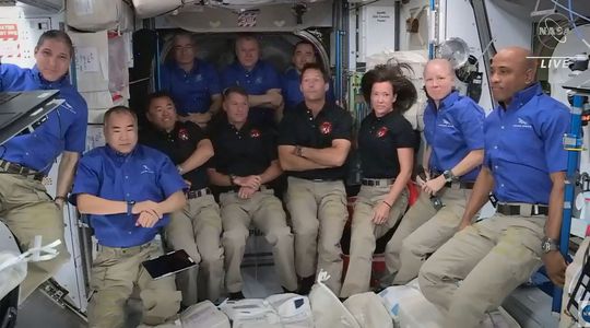 EN IMAGES. Thomas Pesquet et son équipage ont rejoint la Station spatiale internationale