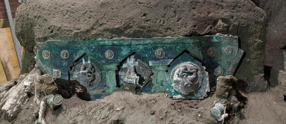 Italie : découverte d’un char de l’époque romaine près de Pompéi