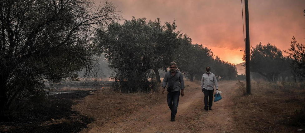 Incendies en Grèce : 300 personnes évacuées près d’Athènes